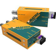 AVMATRIX 3G-SDI Fiber Optic Extender Transmitter and Receiver Set