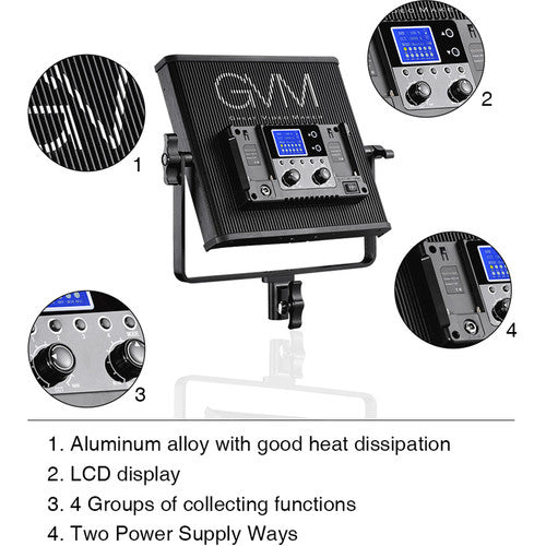 GVM 520S-B Bi-Color LED 2-Panel Kit