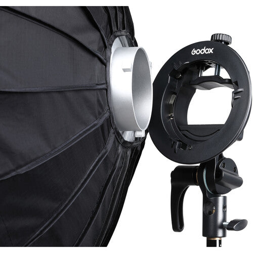 Godox S2 Bowens Mount Bracket with Softbox &amp; Carrying Bag Kit (23.6 x 23.6"")