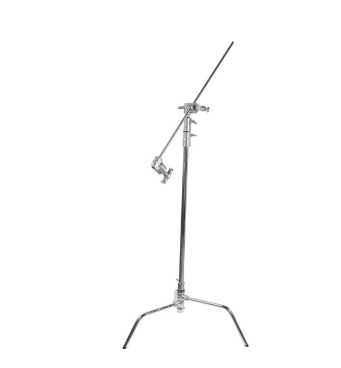 Godox AD600B Witstro TTL Battery-Powered Monolight Kit with Extension Head, AC Adapter, and C-Stand