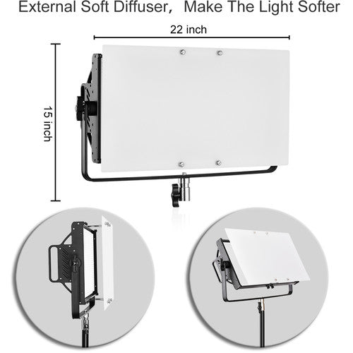 GVM 110S RGB LED Studio Video Light Panel
