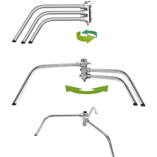 GVM C330 Turtle-Base C-Stand &amp; Grip Arm Kit (10.5')