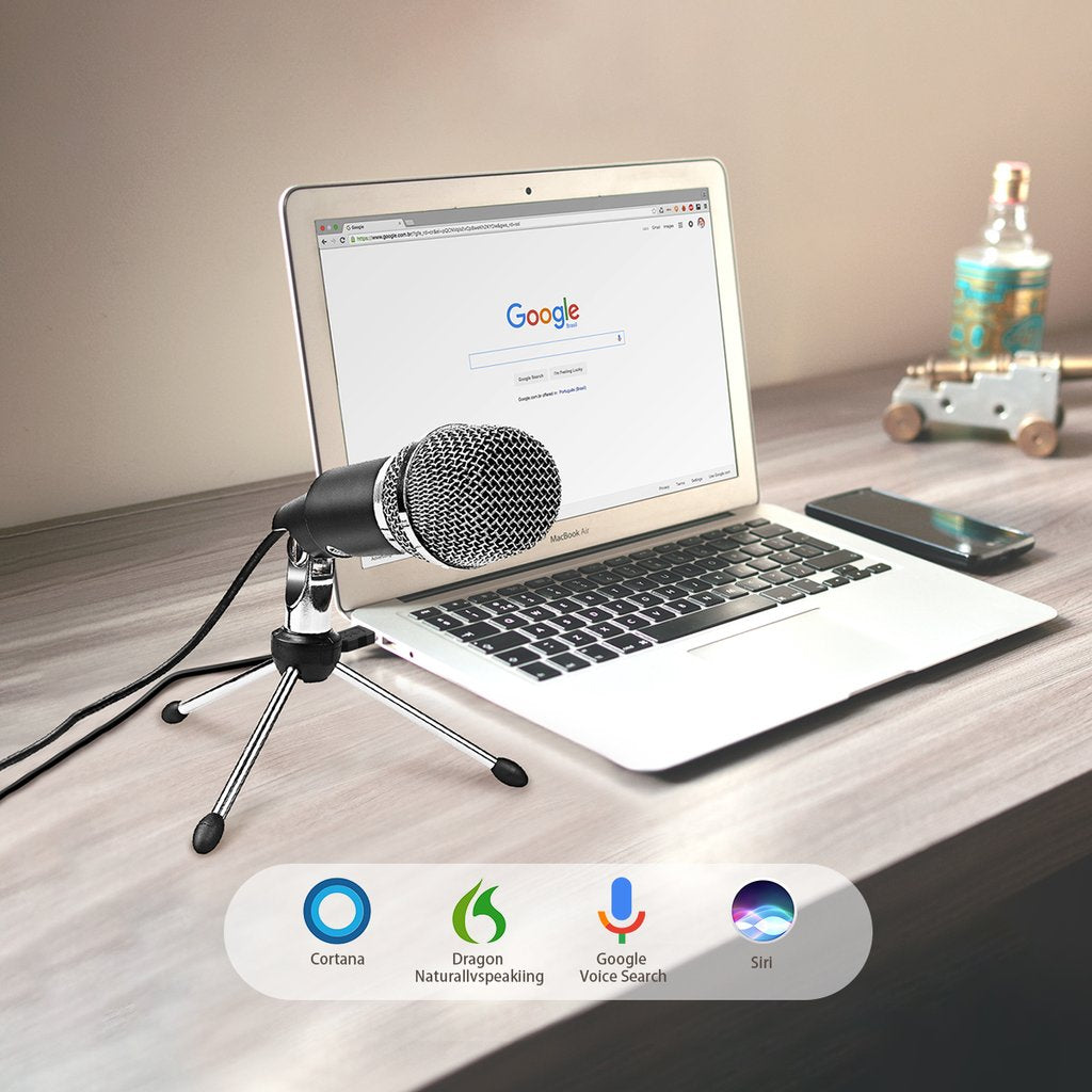 FIFINE K668 USB Microphone Plug &amp; Play with Mac/Windows for Video Call, Streaming , Voice Over