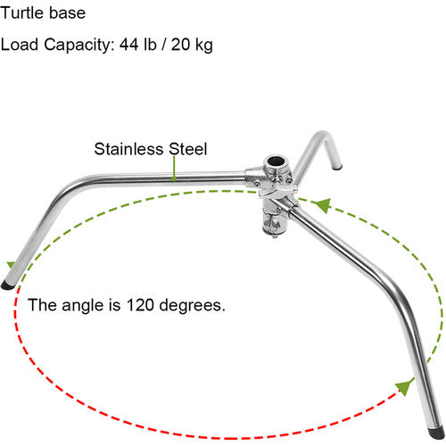 GVM C330 Turtle-Base C-Stand &amp; Grip Arm Kit (10.5')