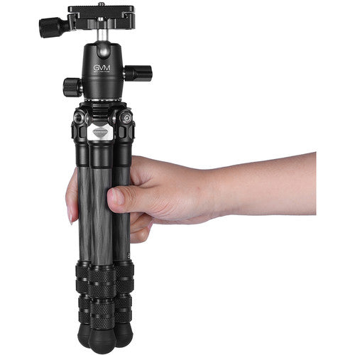GVM JJ-G265 Carbon Fiber Mini Tabletop Tripod