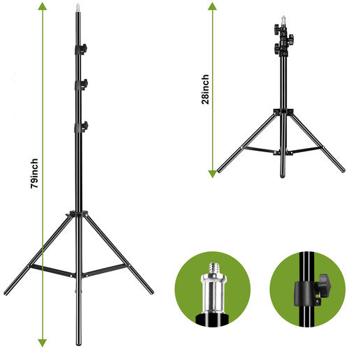 GVM LS-P80S-1 LED Light Kit with Umbrella