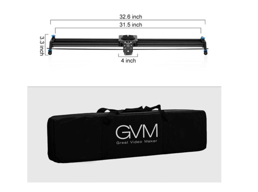 GVM GT-J80D Professional Video Aluminum Alloy Motorized Camera Slider (32"")