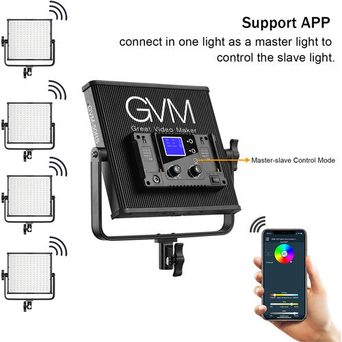 GVM 50RS-3L RGB 3-Light Kit