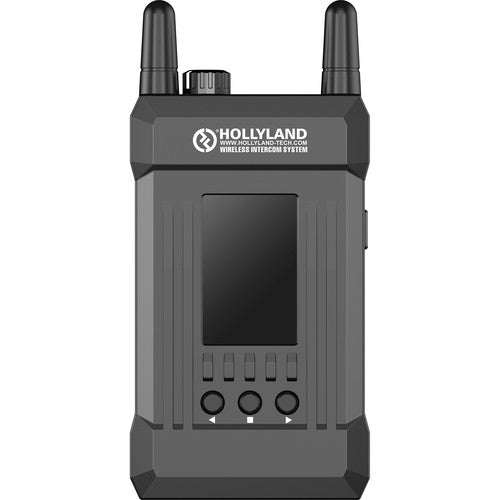 Hollyland Syscom 1000T-8B Full-Duplex Intercom System with Eight Beltpacks and Headsets