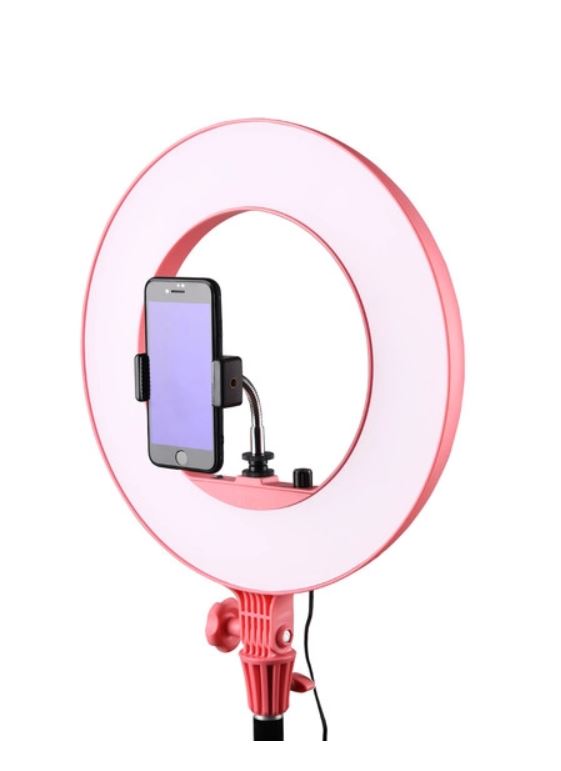 Godox LR180 Daylight Ringlight (Pink)