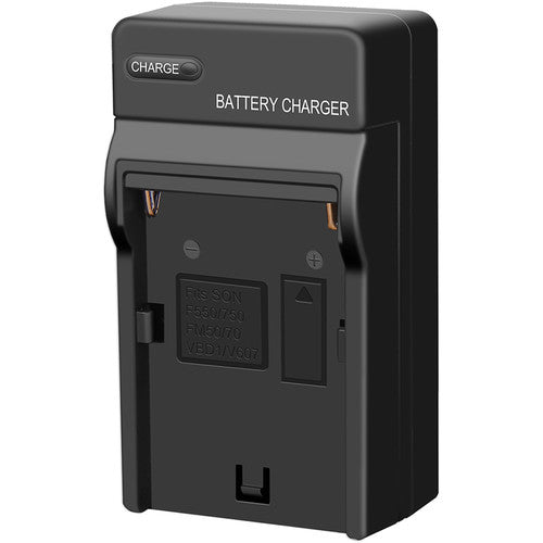 GVM NPF970 6600mAh Battery with Travel Charger