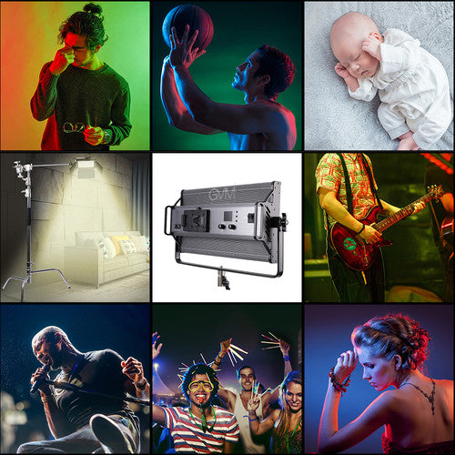GVM 110S RGB LED Studio Video Light Panel