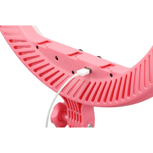 Godox Bi-Color 18"" LED Ring Light (Pink)