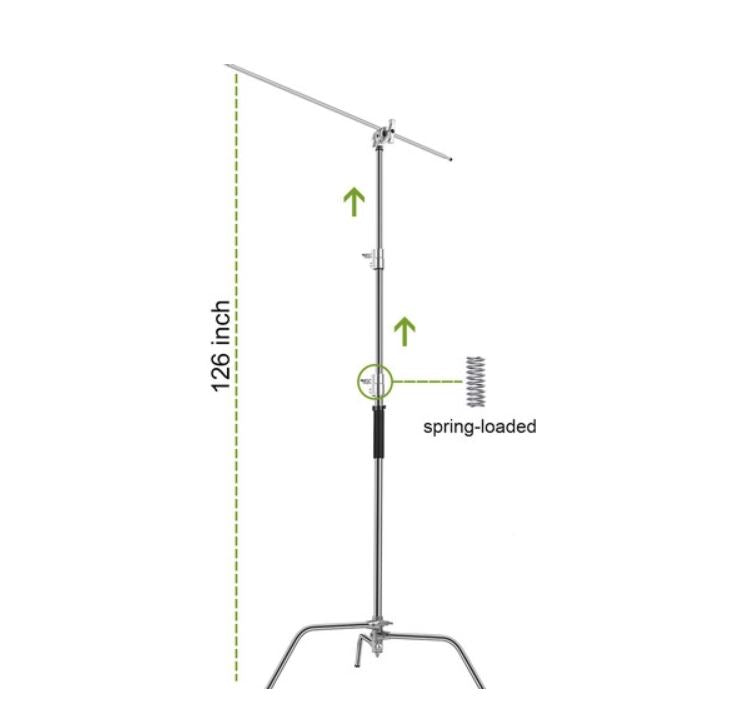 GVM C330 Turtle-Base C-Stand &amp; Grip Arm Kit (10.5')