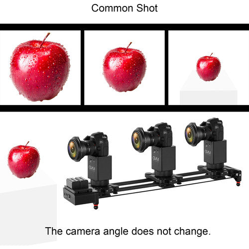 GVM 2D 2-Axis Wireless Carbon Fiber Motorized Slider with Bluetooth Remote (32"")