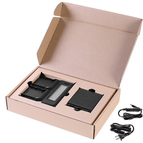 GVM Dual Charger with BP-A60 Battery for Canon C300 Mark II, C200 &amp; C200B (6800mAh)