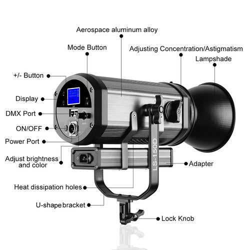 GVM LS-150D LED Daylight Video Light