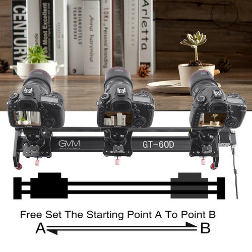 GVM GT-60D Professional Video Aluminum Alloy Motorized Camera Slider (23"")