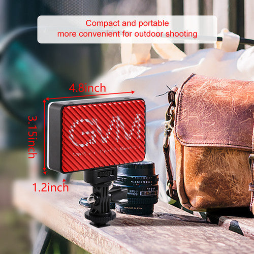 GVM 5S Professional Video Variable On-Camera Video Light LED Panel Kit
