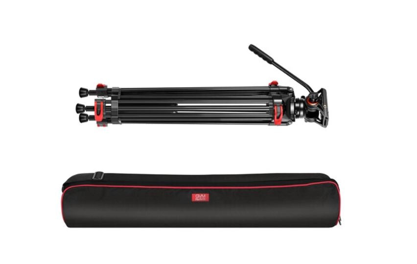 GVM JJL-JY Aluminum Video Tripod with Fluid Head