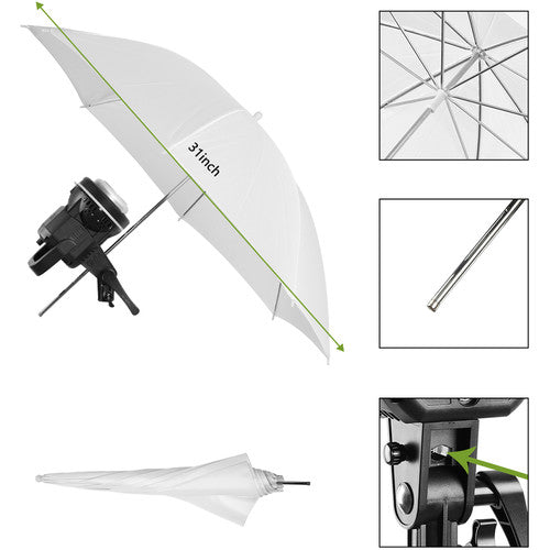 GVM LS-P80S-1 LED Light Kit with Umbrella