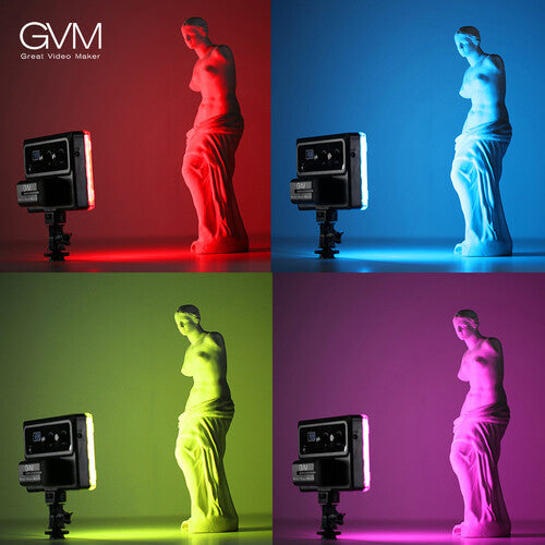 GVM RGB-10S2L On-Camera Video 2-Light Kit