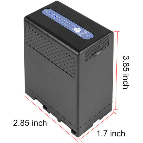 GVM BP-U65 5600mAh Battery with Charger for Sony PMW / PXW Series Cameras