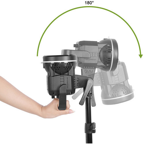 GVM LS-P80S-2D LED 2-Light Kit with Filters