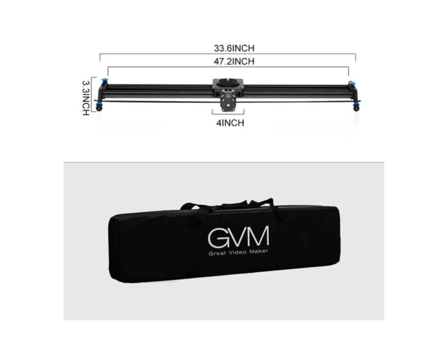 GVM GT-J120D Professional Video Aluminum Alloy Motorized Camera Slider (48"")