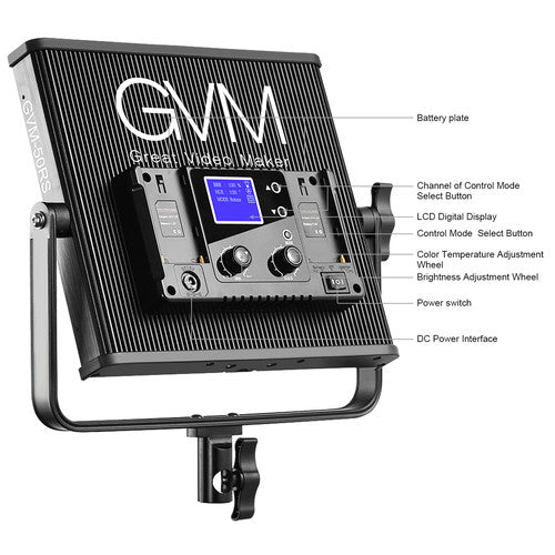GVM 50RS2L RGB 2-Light Kit