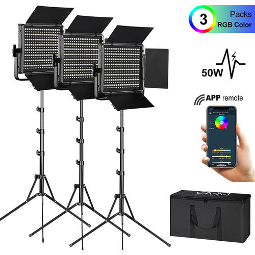 GVM 50RS-3L RGB 3-Light Kit