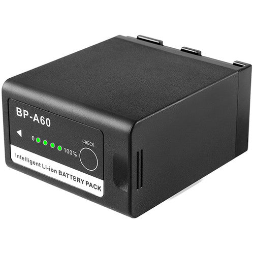 GVM Dual Charger with BP-A60 Battery for Canon C300 Mark II, C200 &amp; C200B (6800mAh)