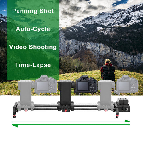 GVM 3D-80 3-Axis Wireless Carbon Fiber Motorized Slider with Bluetooth Remote (32"")