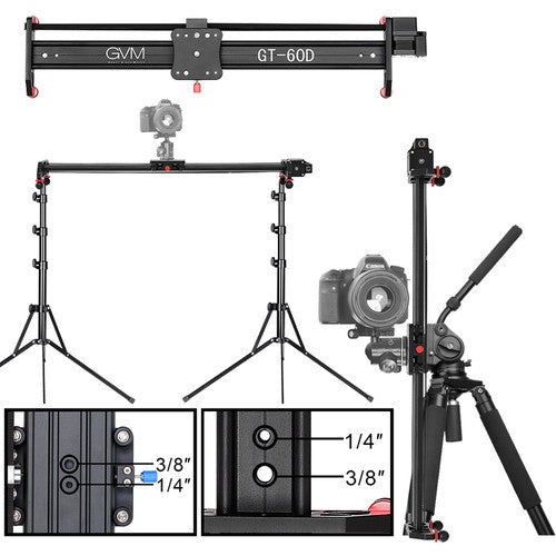 GVM GT-60D Professional Video Aluminum Alloy Motorized Camera Slider (23"")