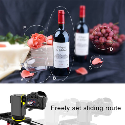GVM 3D-80 3-Axis Wireless Carbon Fiber Motorized Slider with Bluetooth Remote (32"")