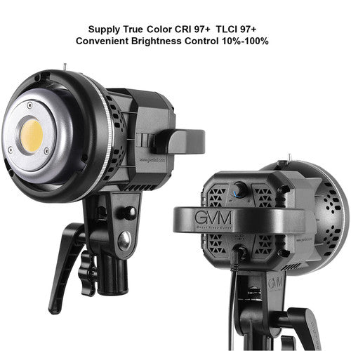 GVM LS-P80S-2D LED 2-Light Kit with Filters