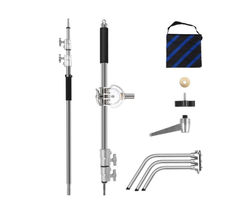 GVM C360 Turtle Base C-Stand and Cross Arm Boom Kit (10.5')