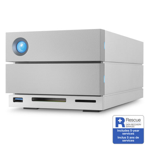 LaCie 16TB 2big Dock 2-Bay RAID Array Thunderbolt 3