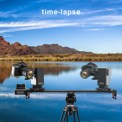 GVM 3D-80 3-Axis Wireless Carbon Fiber Motorized Slider with Bluetooth Remote (32"")