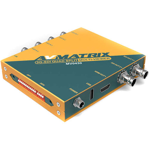 AVMATRIX MV0430 4 CHANNEL 3G-SDI MULTIVIEWER