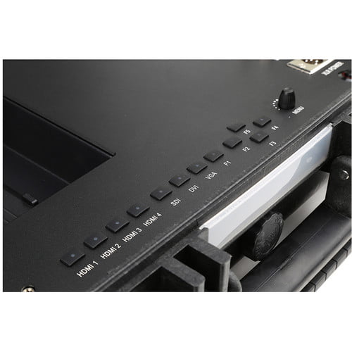 Desview 17"" Portable UHD 4K HDMI Quad-Split Broadcast Director's Monitor
