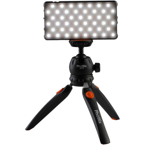 Phottix M200R RGB LED On-Camera Light Panel with USB Power Bank