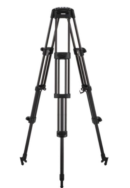 Libec LX10 Studio Two-Stage Aluminum Tripod System and H65B Head with Dual Pan Handles and Spreader Dolly
