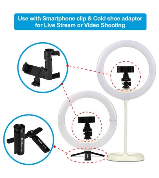 Phottix Nuada Ring 10 LED Light Go Kit