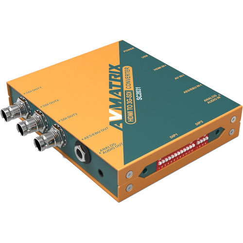 AV Matrix SC2031 HDMI/AV to 3G-SDI Scaling Converter