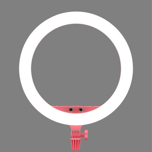 Godox Bi-Color 18"" LED Ring Light (Pink)