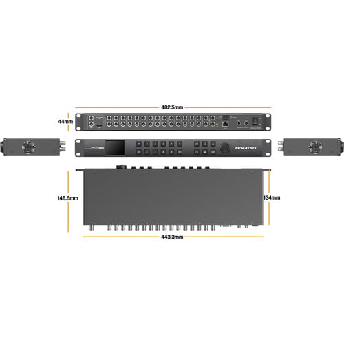 AV Matrix 16-Channel 3G-SDI Multiviewer and Switcher (1 RU)