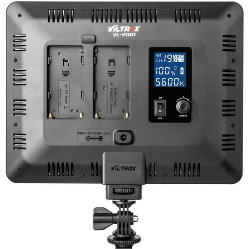 Viltrox VL-200T Bi-Color LED Light with LCD Display and Wireless Management