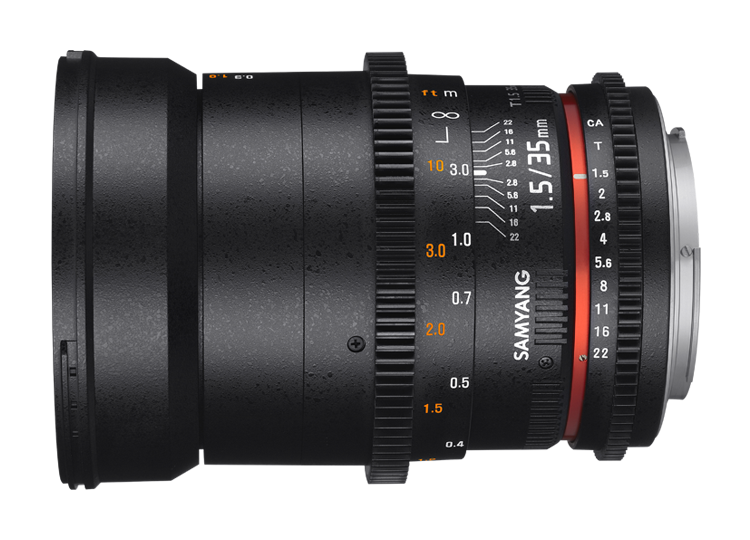 SAMYANG 35MM T1.5 AS UMC VDSLR II LENS