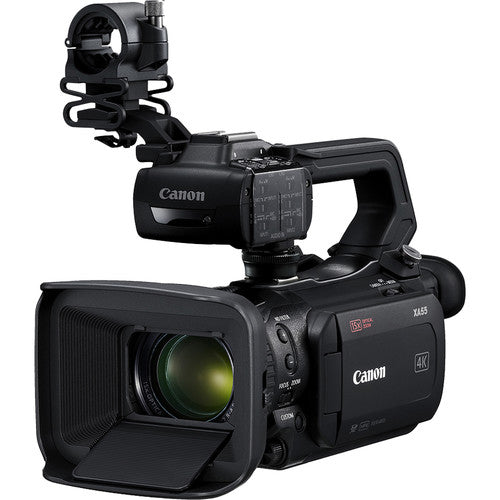 Canon XA55 UHD 4K30 Camcorder + Promage Professional Tripod PMT-600 + Bag 3010